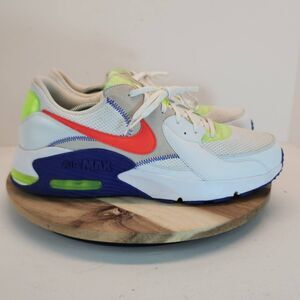 Nike Air Max Men's White and Blue Sneakers